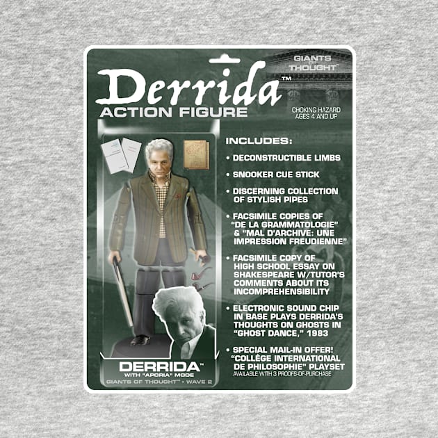 Derrida Action Figure by GiantsOfThought